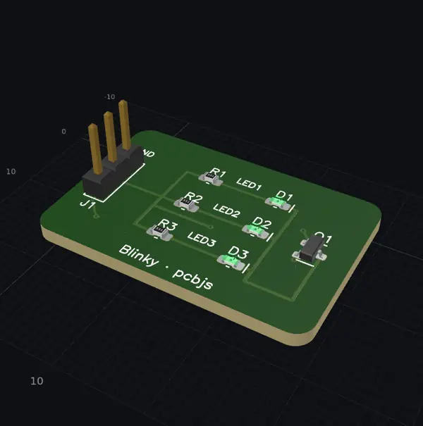 Blinky, 3d view