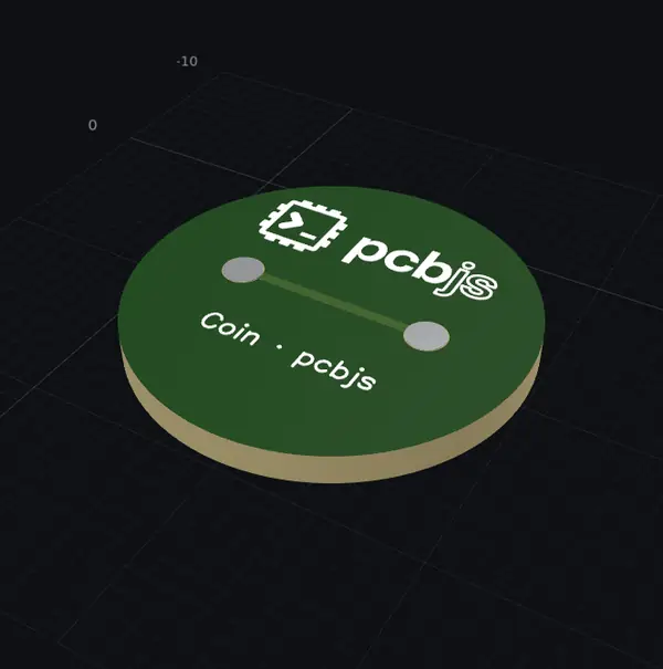 Coin, 3d view